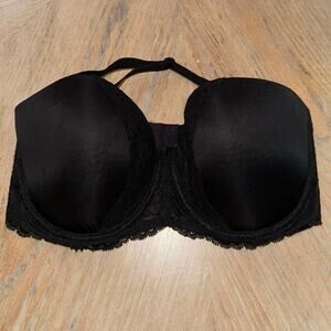 Victoria’s Secret Dream Angels multiway black lace trim bra size 34DDD